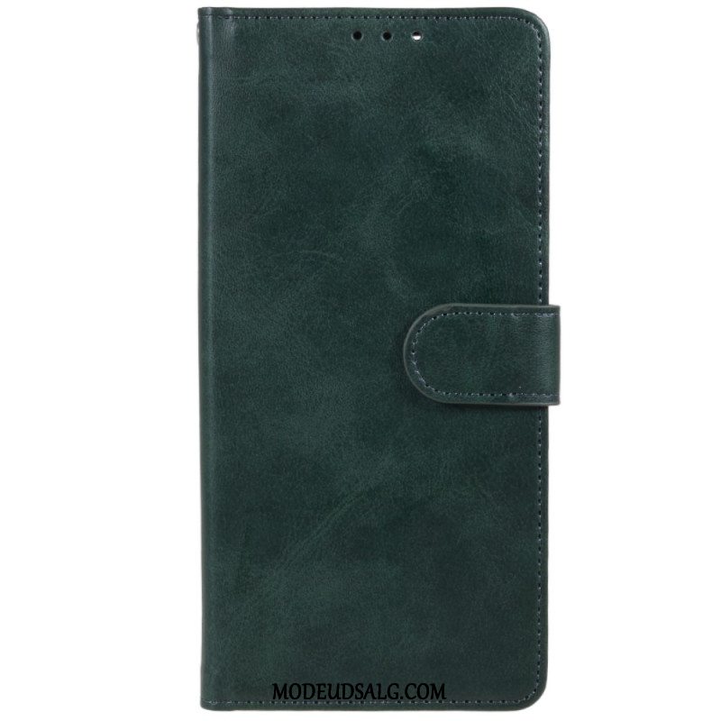 Flip Cover Oneplus 12r Lædereffektrem