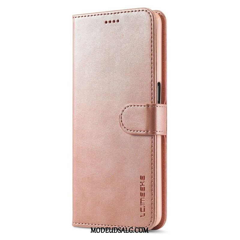 Flip Cover Oppo A16 / A16s Lc.imeeke Lædereffekt