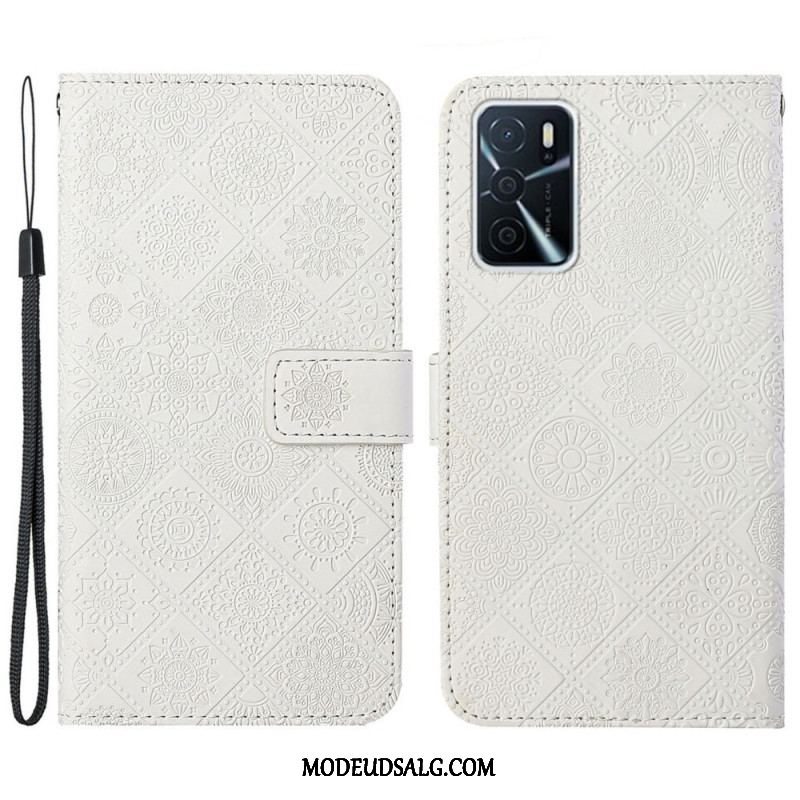 Flip Cover Oppo A16 / A16s Tapestry Mønster