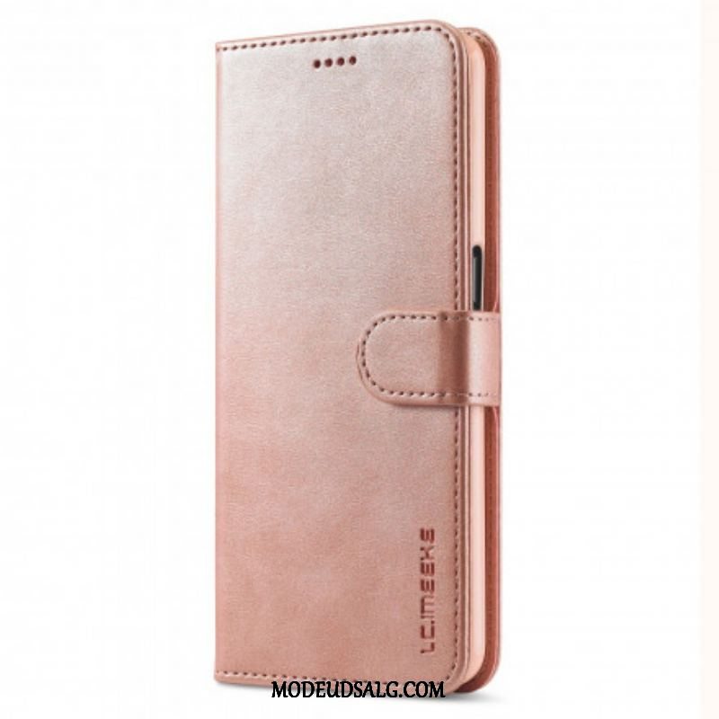 Flip Cover Oppo A54 5G / A74 5G Lc.imeeke Lædereffekt