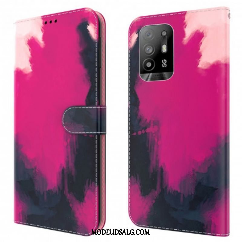 Flip Cover Oppo A94 5G Akvarel