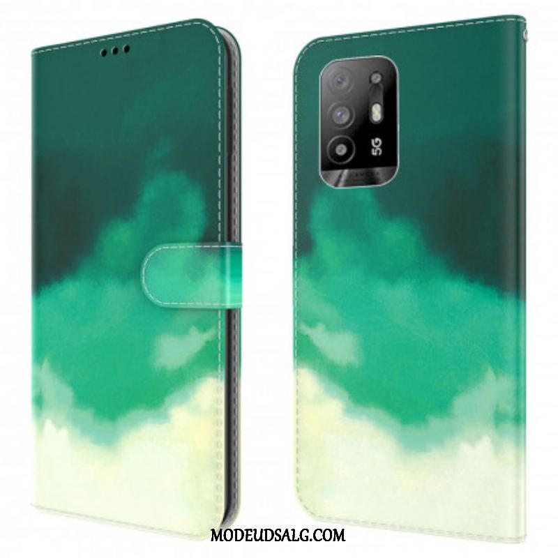 Flip Cover Oppo A94 5G Akvarel