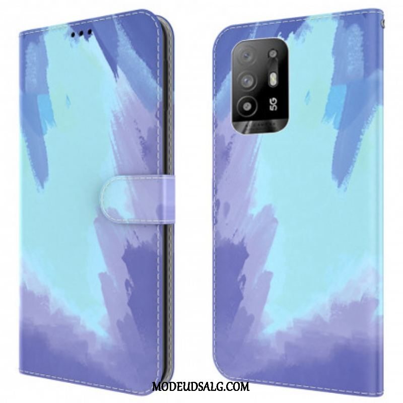 Flip Cover Oppo A94 5G Akvarel