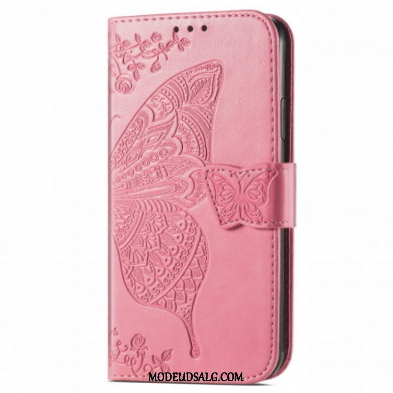 Flip Cover Oppo A94 5G Halve Sommerfugle