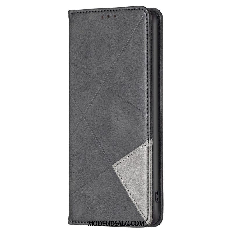 Flip Cover Oppo A98 5g Geometrisk Mønster