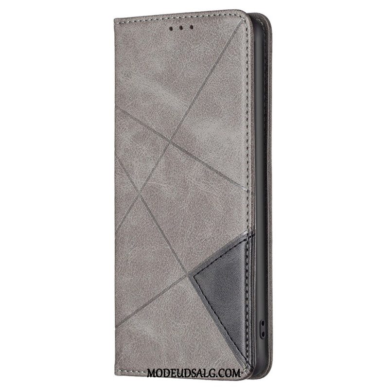 Flip Cover Oppo A98 5g Geometrisk Mønster