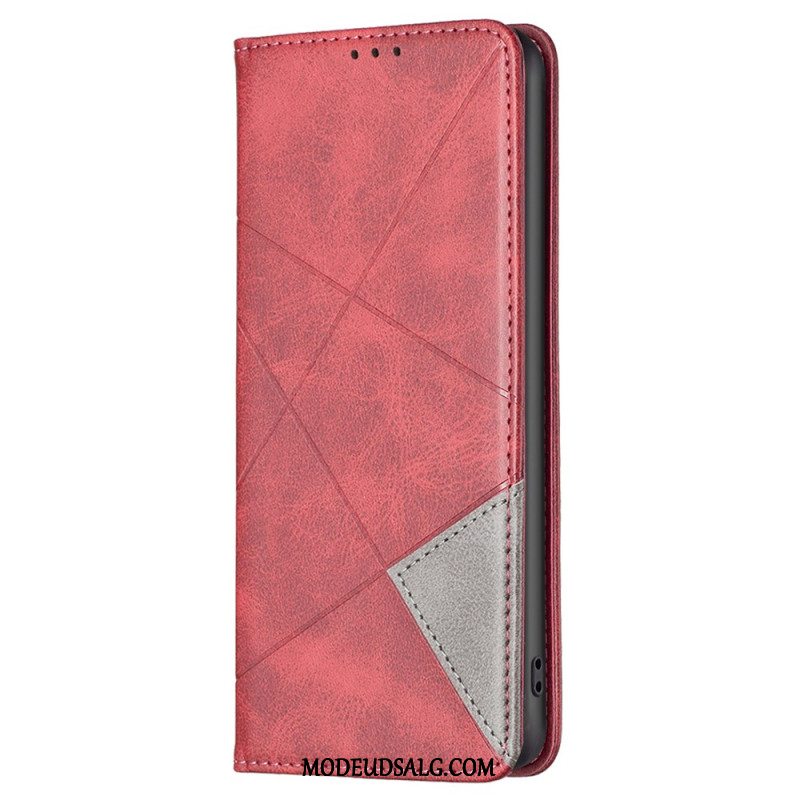 Flip Cover Oppo A98 5g Geometrisk Mønster