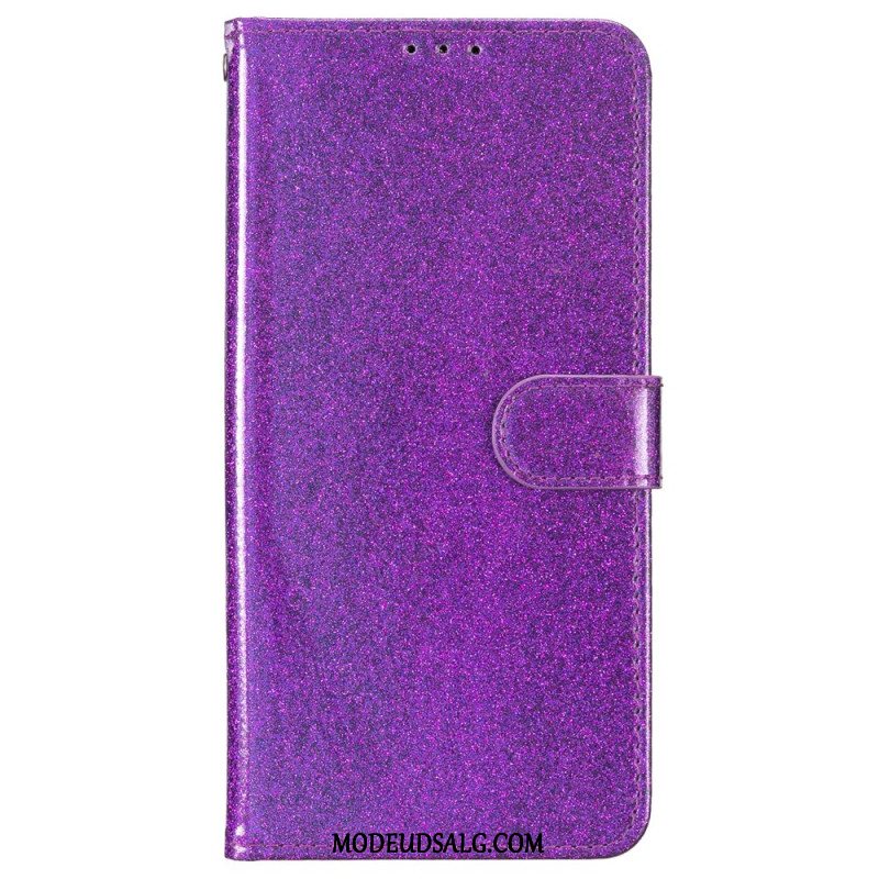 Flip Cover Oppo A98 5g Strappy Pailletter