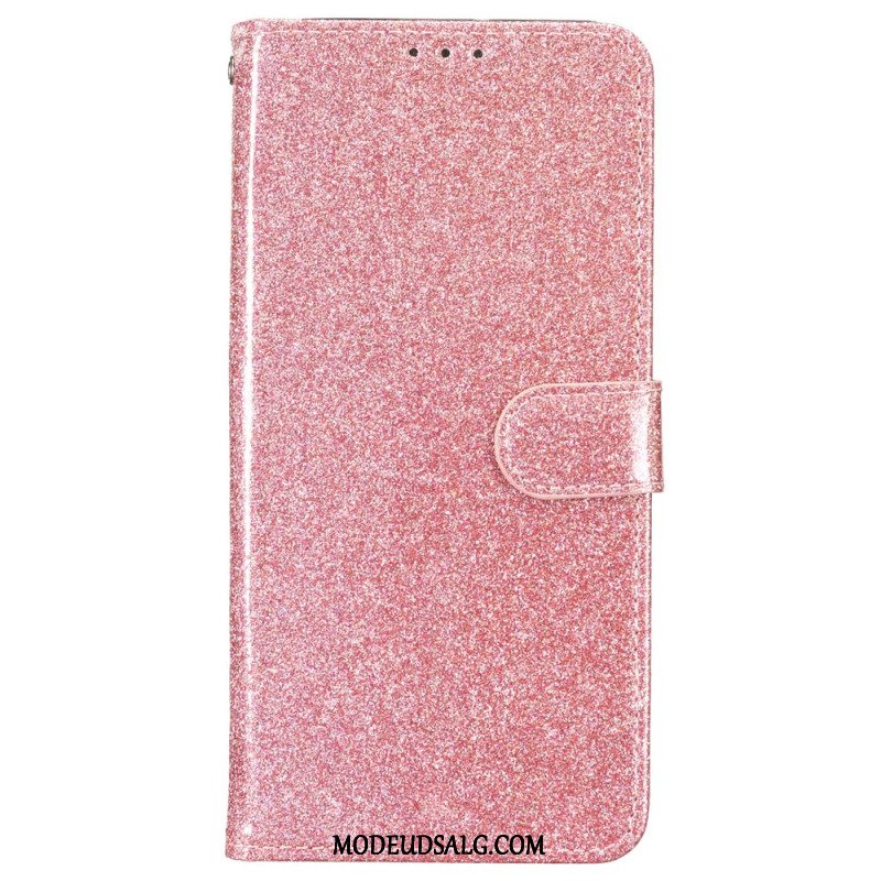 Flip Cover Oppo A98 5g Strappy Pailletter