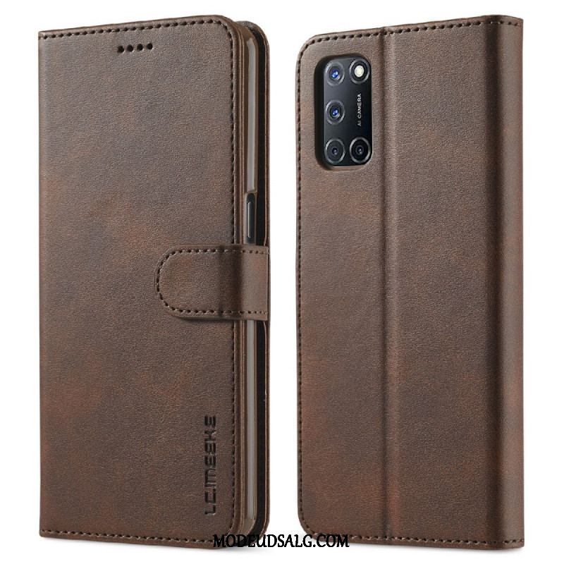 Flip Cover Oppo Find X3 Lite Lc.imeeke Lædereffekt