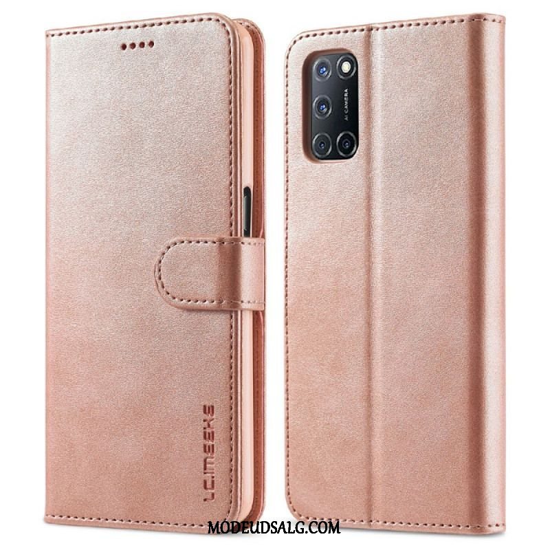 Flip Cover Oppo Find X3 Lite Lc.imeeke Lædereffekt