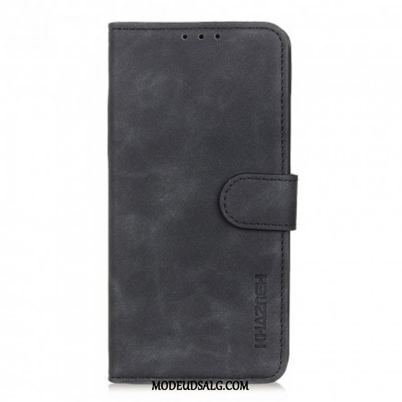 Flip Cover Oppo Find X3 Lite Mat Vintage Lædereffekt Khazneh