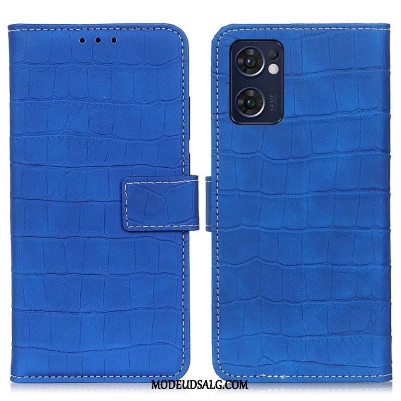 Flip Cover Oppo Find X5 Lite Krokodillekraft