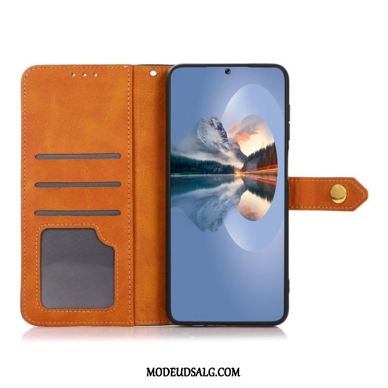 Flip Cover Oppo Find X5 Med Khazneh-strop