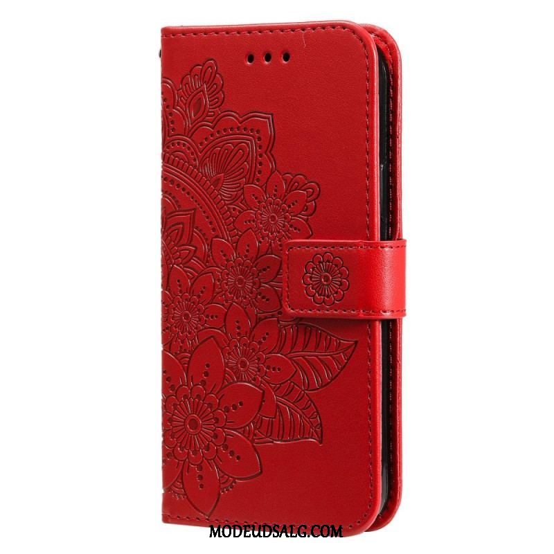 Flip Cover Oppo Find X5 Med Snor Strappy Mandala