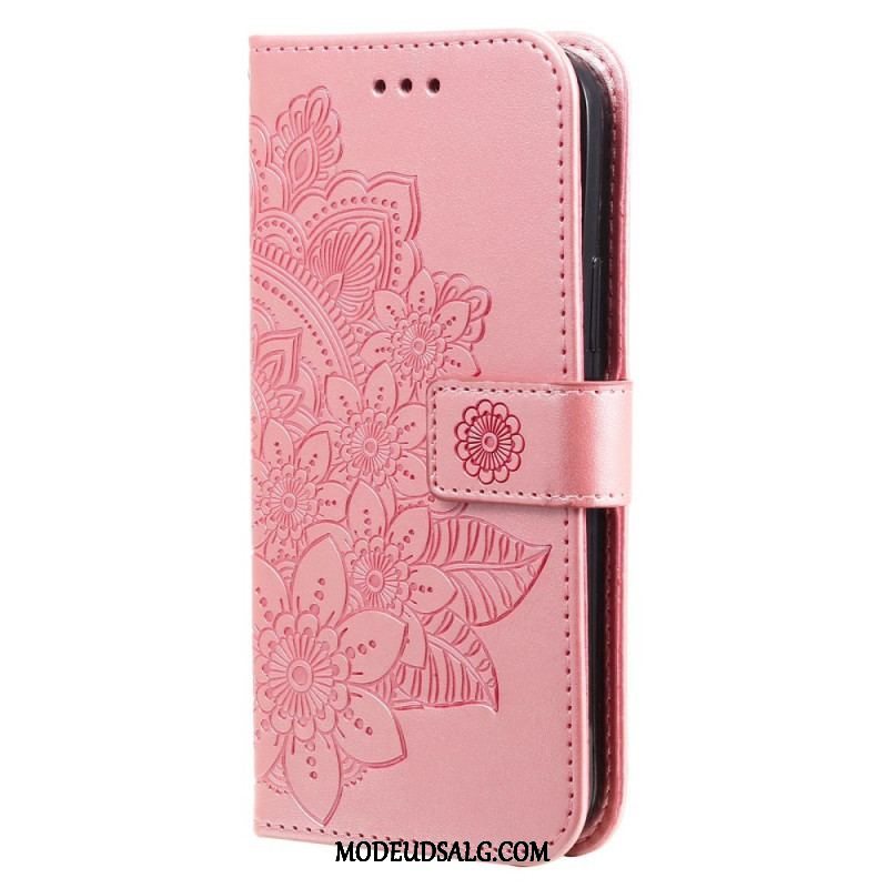 Flip Cover Oppo Find X5 Med Snor Strappy Mandala