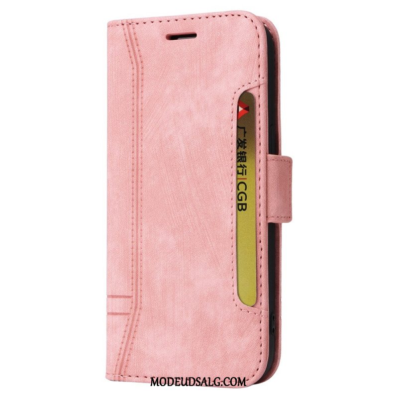 Flip Cover Oppo Reno 11 5g Forreste Kortholder Og Snor Betopnice