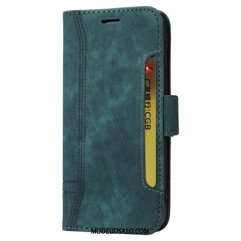 Flip Cover Oppo Reno 11 5g Forreste Kortholder Og Snor Betopnice