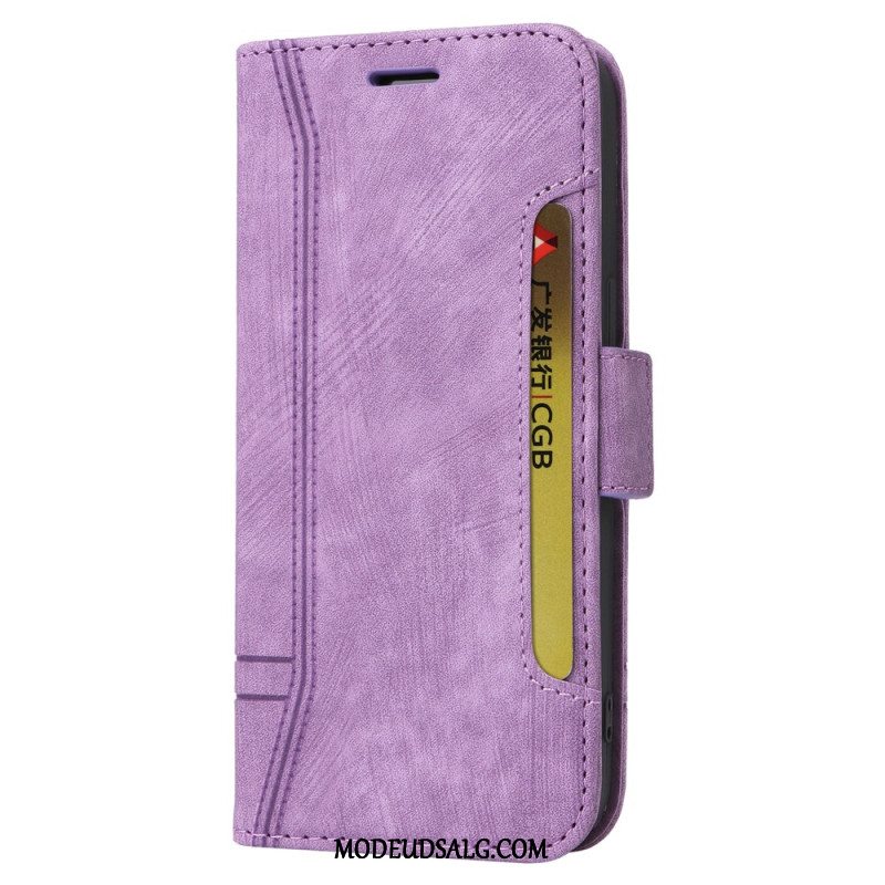 Flip Cover Oppo Reno 11 5g Forreste Kortholder Og Snor Betopnice