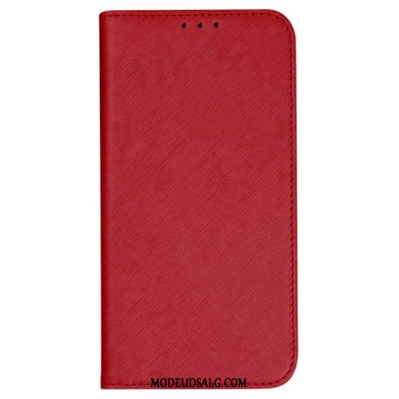 Flip Cover Oppo Reno 11 5g Krydstekstur