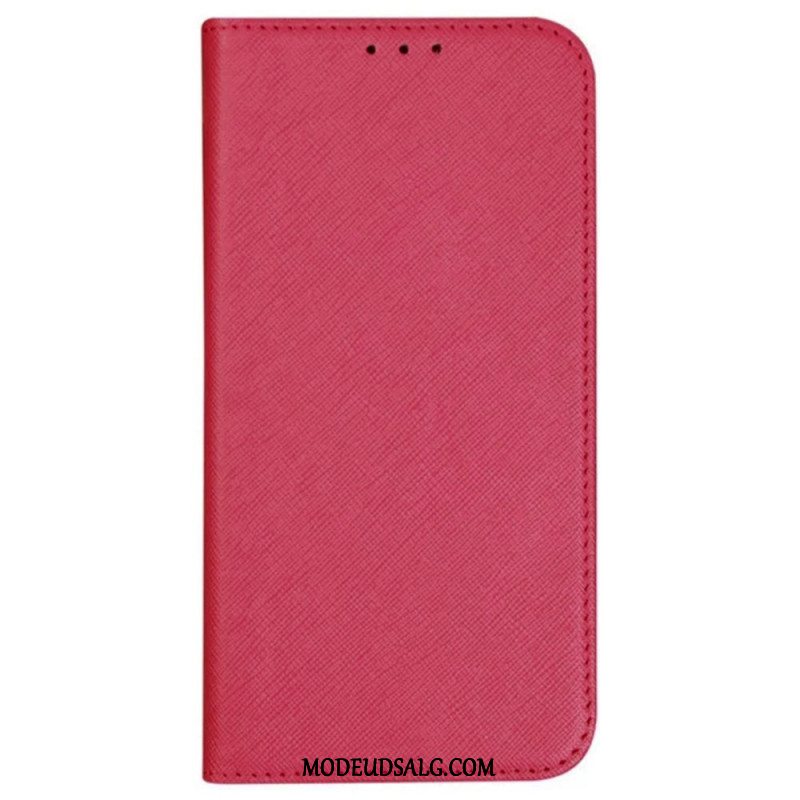 Flip Cover Oppo Reno 11 5g Krydstekstur