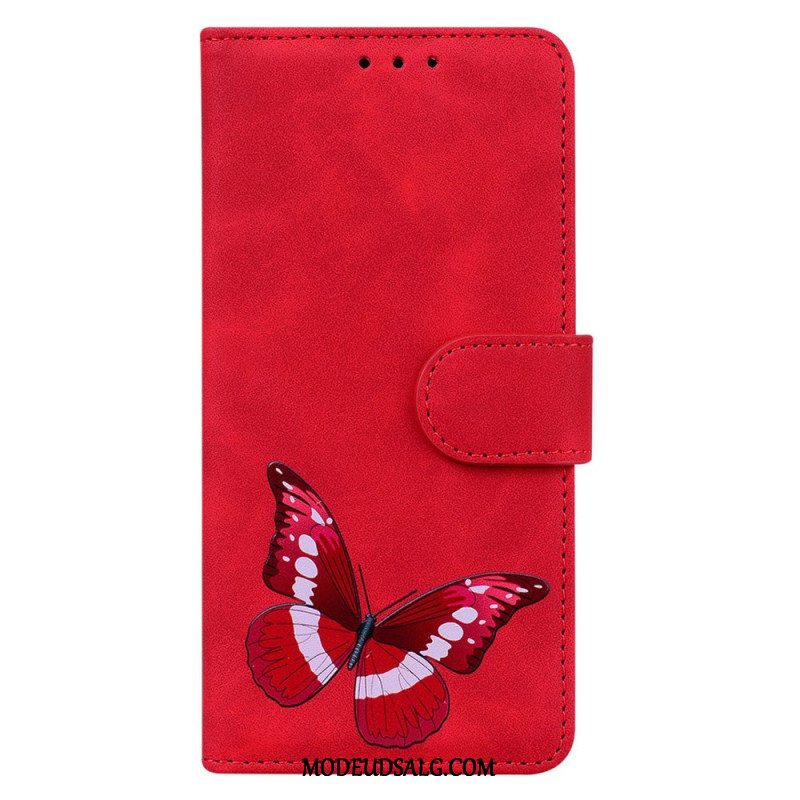 Flip Cover Oppo Reno 11 5g Sommerfugl