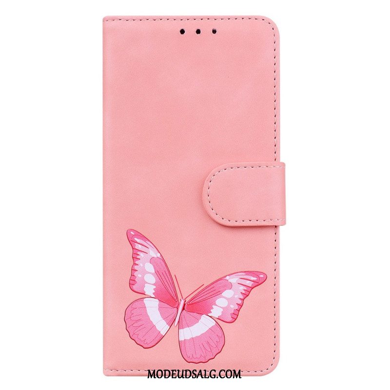 Flip Cover Oppo Reno 11 5g Sommerfugl