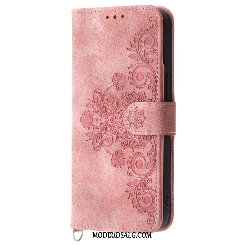 Flip Cover Oppo Reno 11f 5g Blonde Med Rem Og Skulderrem