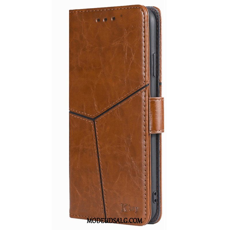 Flip Cover Oppo Reno 11f 5g Retro Geometrisk Mønster