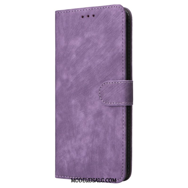 Flip Cover Oppo Reno 11f 5g Ruskindseffekt Rfid-blokering Og Strop