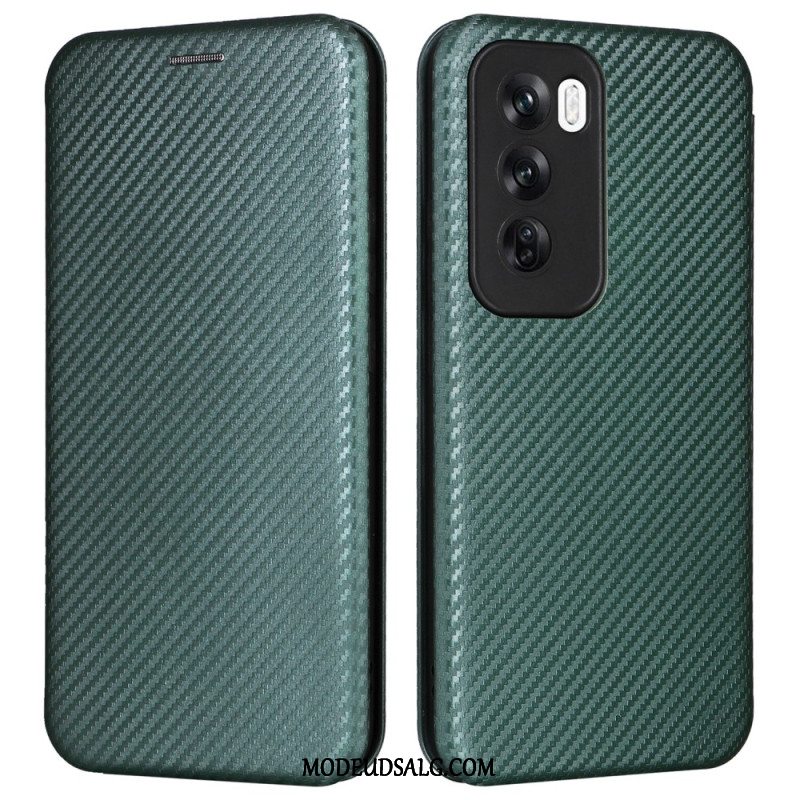 Flip Cover Oppo Reno 12 5g Kulfiber