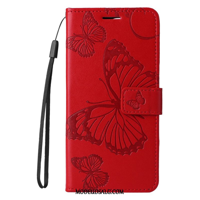 Flip Cover Oppo Reno 12 5g Kæmpesommerfugle