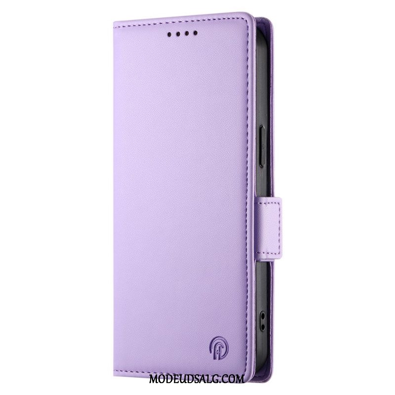 Flip Cover Oppo Reno 12 5g Lædereffekt