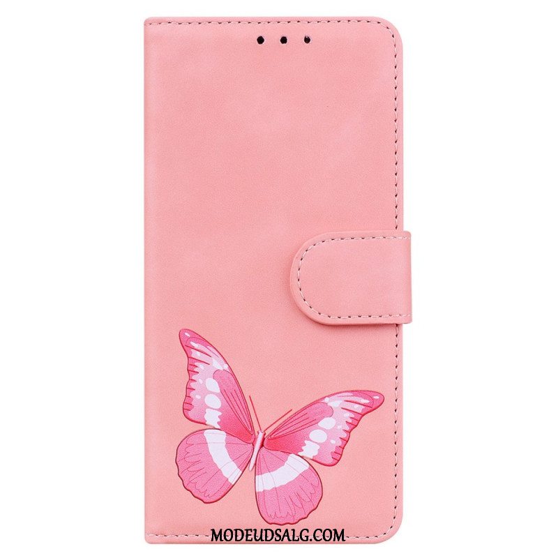 Flip Cover Oppo Reno 12 5g Sommerfugl