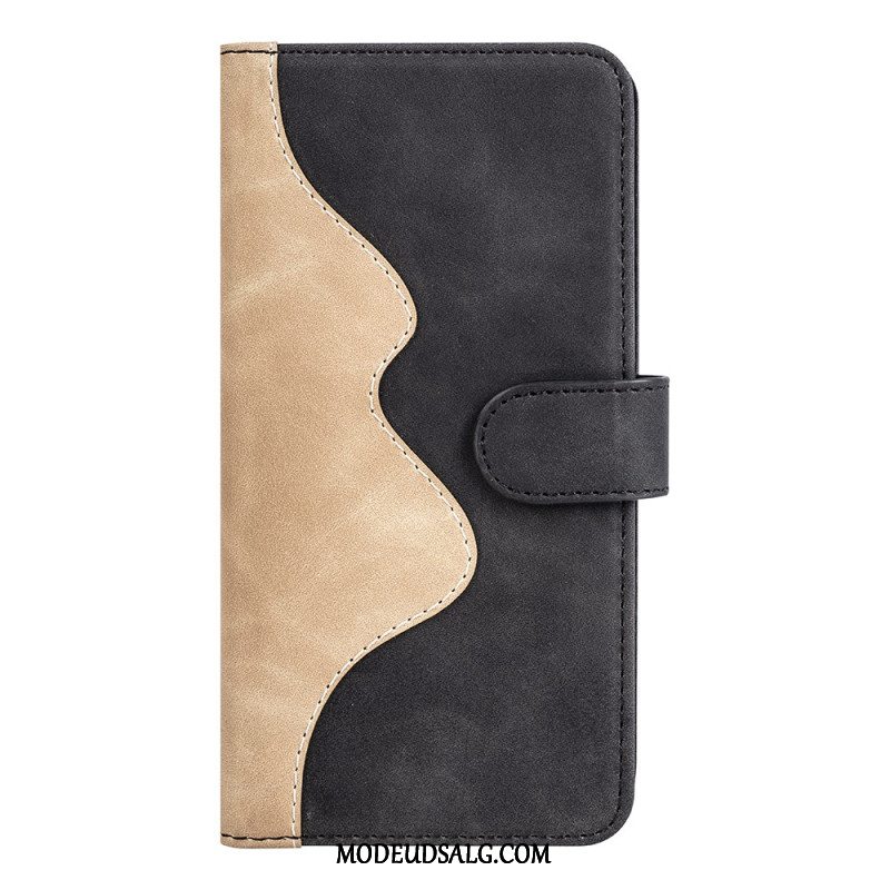 Flip Cover Oppo Reno 12 5g Tofarvet Design