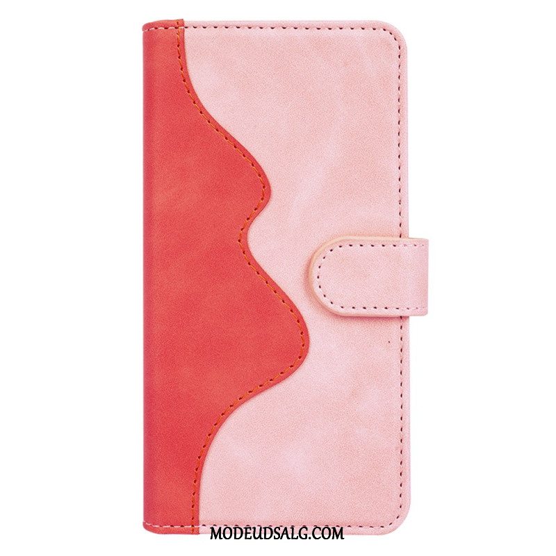 Flip Cover Oppo Reno 12 5g Tofarvet Design