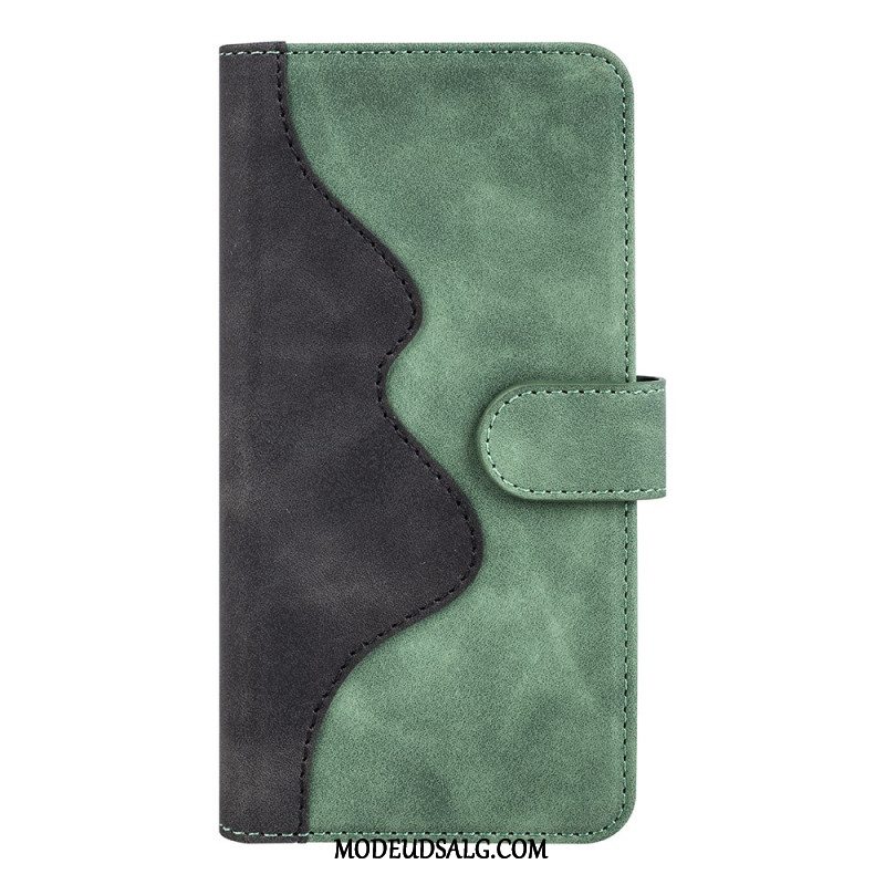 Flip Cover Oppo Reno 12 5g Tofarvet Design