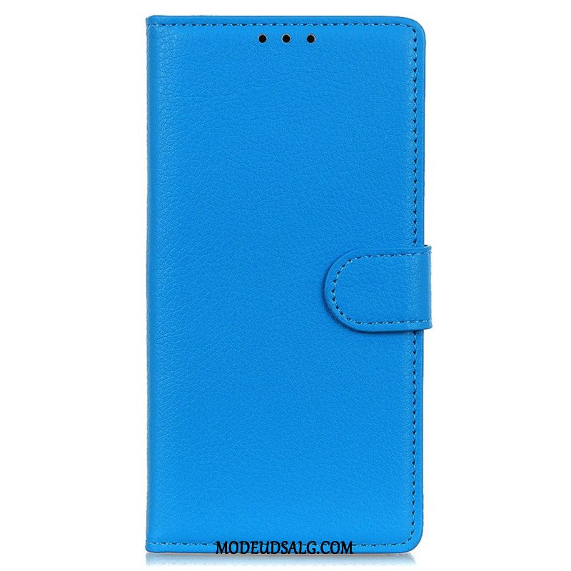 Flip Cover Oppo Reno 12 5g Traditionelt Kunstlæder