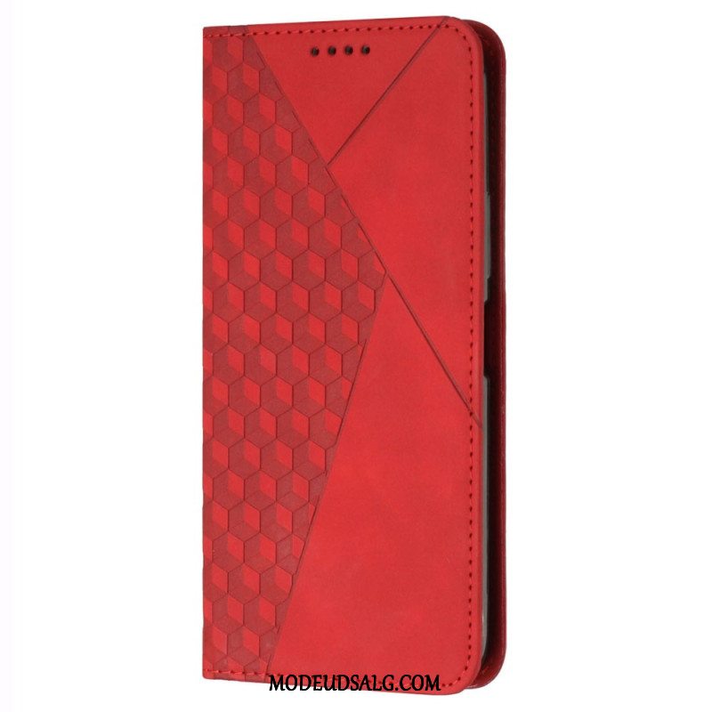 Flip Cover Oppo Reno 12 Pro 5g Diamantremsmønster