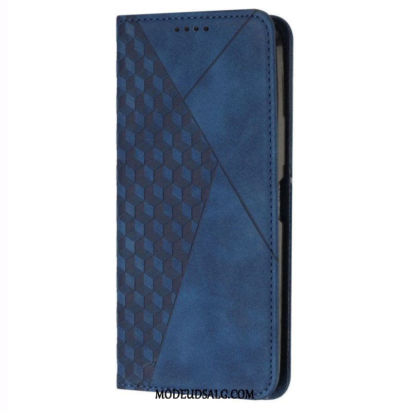 Flip Cover Oppo Reno 12 Pro 5g Diamantremsmønster