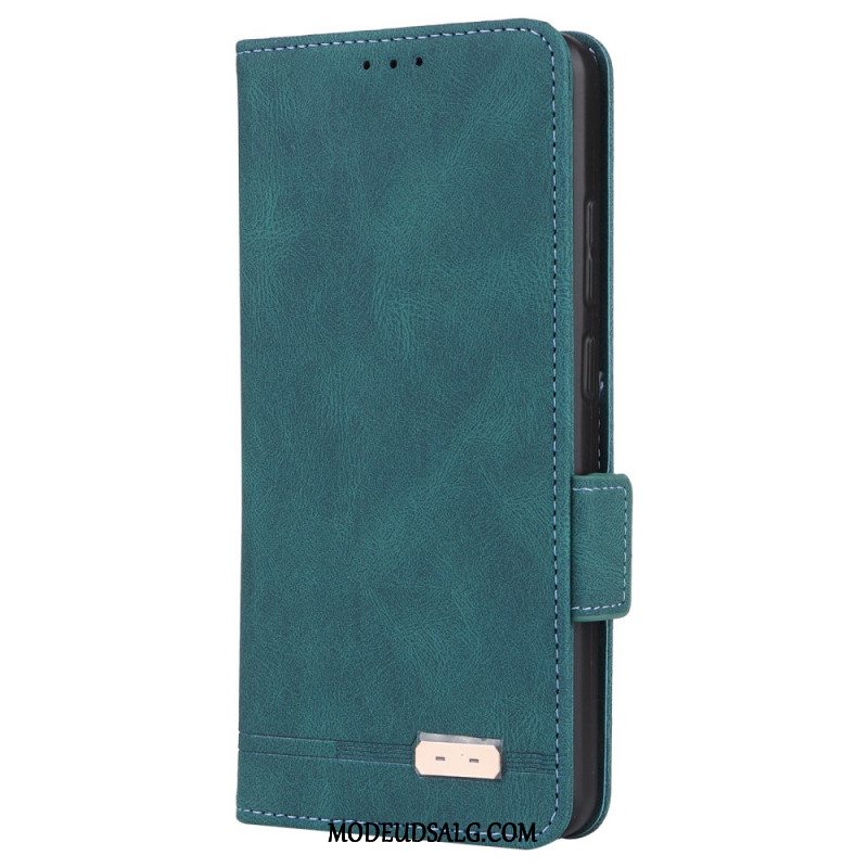 Flip Cover Oppo Reno 12f 5g Retro Design