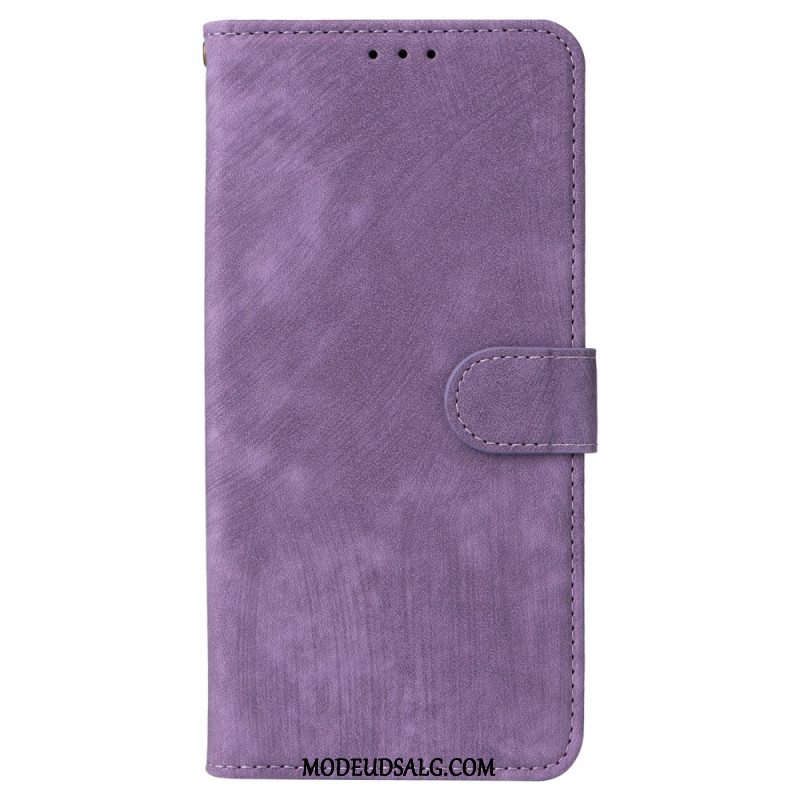 Flip Cover Oppo Reno 12f 5g Ruskindseffekt Rfid-blokering Og Strop