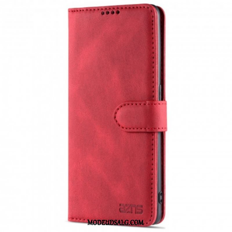 Flip Cover Oppo Reno 6 5G Azns Lædereffekt Couture