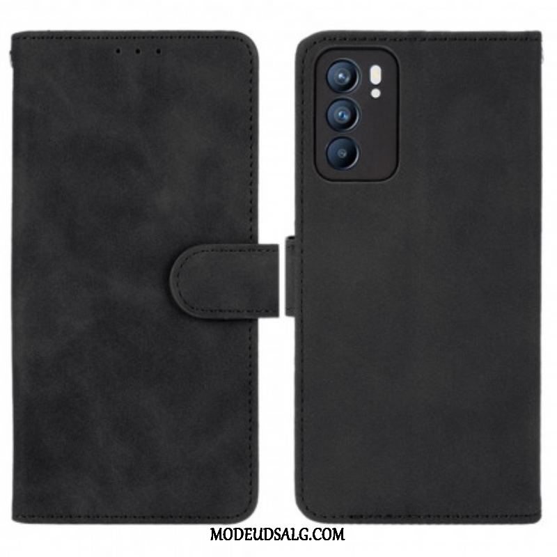 Flip Cover Oppo Reno 6 5G Hudberøring