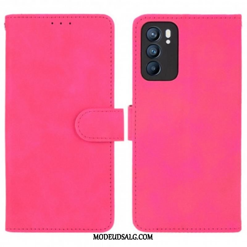 Flip Cover Oppo Reno 6 5G Hudberøring