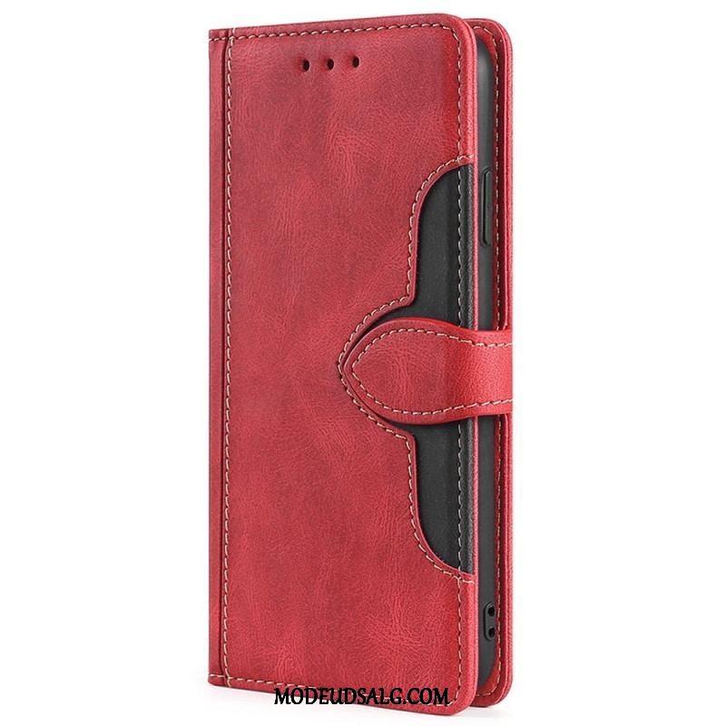 Flip Cover Oppo Reno 7 Tofarvet Blomster