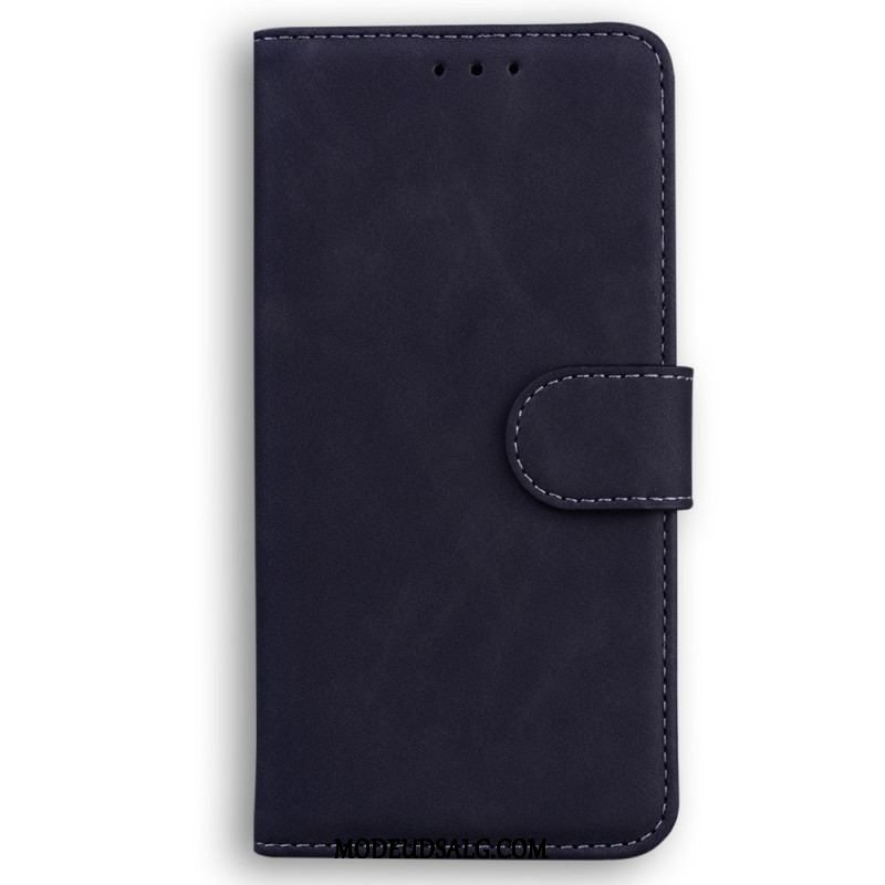 Flip Cover Oppo Reno 8 Couture Lædereffekt