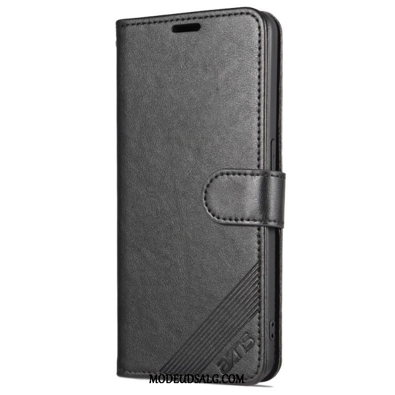 Flip Cover Oppo Reno 8 Lite Azns Læderstyling