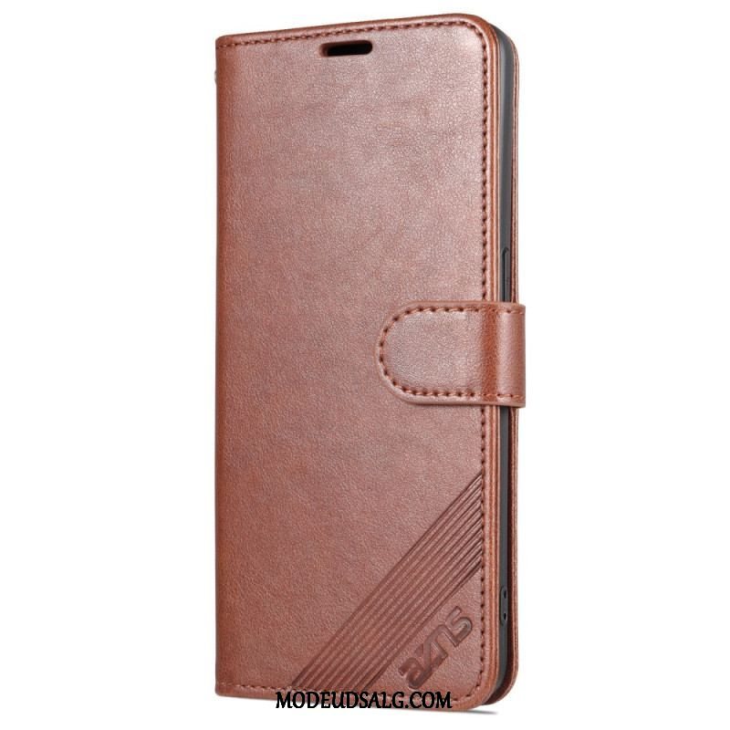 Flip Cover Oppo Reno 8 Lite Azns Læderstyling