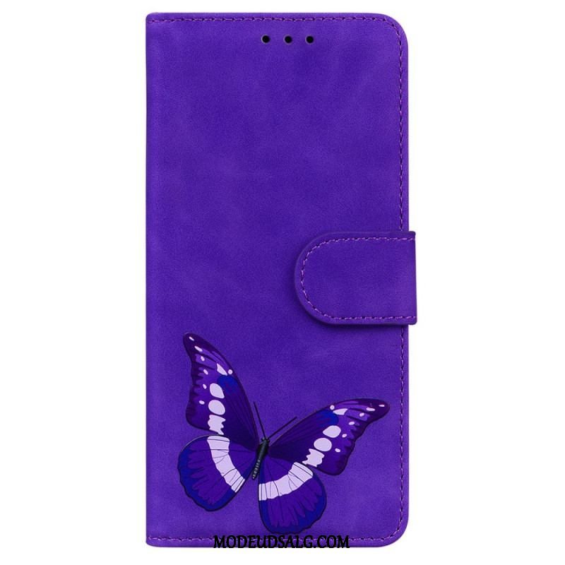 Flip Cover Oppo Reno 8 Lite Sommerfugl